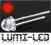 10x LED 4,8mm STRAWHAT SZEROKOKĄTNA CZERWONA 110st