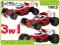 Duże Auto Wyścigowe 3w1 Wymienne Koła sterowane