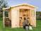 Domek ogrodowy BŁAWATEK 216x166 gont + podłoga