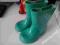 Kalosze zielone roz.23/15cm używane