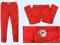 F&amp;F DŻINSY RURKI RED _ 110