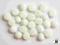 White Glass Gaming Stones - ok. 25 szt. WBM