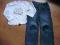 spodnie dzinsy roz.110 plus bluzka  na dlugi rekaw
