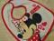DISNEY*śliniak śliniaczek MYSZKA MINNIE