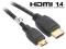 TJ3 NOWY KABEL 1xHDMI A 19PIN/1xMINI HDMI C 1.4 2M