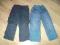 ZESTAW SPODNI - JEANSY I BOJÓWKI R.110! JAK NOWE!