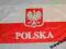Flaga Polski z godłem 136x68 NAJTANIEJ NA ALLEGRO