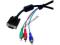 Kabel VGA 15PIN - 3xCinch YUV 1,5m