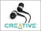 ORYGINALNE Słuchawki Creative EP-630 czarne białe