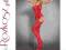 Bodystocking F209 OBSESSIVE czerwony rozm.S/M