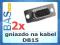 Gniazdo na kabel  _ D-SUB _ DB15 _ 3 rzędy _ 2 szt