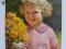 Dziewczynka z kwiatami stara pocztówka