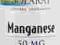 Manganese Mangan 50mg/100kaps