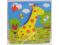 PUZZLE DREWNIANE 9el. EDUKACYJNE KLOCKI MALUCHA