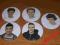 ZESTAW 5 PRZYPINEK ONE DIRECTION DUŻE 5,6CM !!!