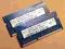 2x 1GB RAM SO-DIMM DDR3 8500S 1066MHz Hynix