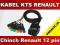 Kabel KTS (chinch) Renault 12 pin NAJTANIEJ