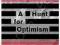 A HUNT FOR OPTIMISM Shklovsky, Avagyan