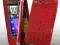 *etui pokrowiec HTC Salsa+rysik+folia TYRE red
