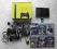 KONSOLA SONY PLAY STATION 2 PS2 slim+ 2 pady+ gry