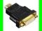 HAMA-034036-Adapter HDMI gniazdo DVI GOLD
