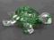 Żółw kryształowy - zielony - Feng Shui