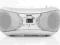 RADIO ODTWARZACZ CD MP3 BUSH SREBRNY BOOMBOX 494B