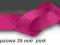 ~FUKSIK~ tasiemka wstążka 25mm pink rypsowa 2m