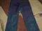 Spodnie jeans + bluzka + pas rozm. S/36