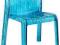 Krzesło Frilly KARTELL 4 sztuki turkus