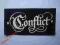 CONFLICT - naszywka sitodruk ! punk