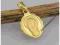 @ karat ZŁOTY MEDALIK z ŁAŃCUSZKIEM chrzest pr.333