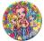 6 talerzy papierowych 18cm Modne Dziewczy/URODZINY