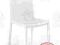 ICE KRZESŁO STALOWE BIAŁE SALONOWE SALON KUCHNIA