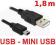 Kabel USB wtyk - Mini USB wtyk NOKIA CANON - 1,8m