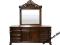 KREDENS KOMODA DREWNIANY STYLOWA KOMODA Z LUSTREM