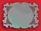SCRAPKI SERWETKA  etykieta 11cm ramka