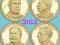 # Prezydenci USA- 2013- komplet P lub D szt 4