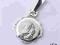 MEDALIK  MARYJA Z DZIECIĄTKIEM DIAMENTOWANY  0,925