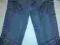 Spodnie rybaczki jeans dla dziewczynki nowe