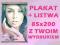 Gotowy plakat wystawienniczy z wydrukiem 85x200cm