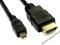 Przyłącze kabel HDMI - micro HDMI D HQ 2m V1.4