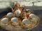 SERWIS DO KAWY BAVARIA 24 CARAT GOLD