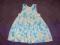 Letnia bawełniana sukienka dla dziewczynki r.86