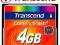 Transcend karta pamięci Compact Flash 4GB 133x FV