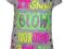 ŚWIETNY  t-shirt z PAZURAMI- NEONOWE kolory 12-15l