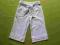 BIAŁE ŁADNE RYBACZKI SPODNIE 3/4 104-110cm 4-5lat