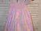 Sukienka różowa pastelowa firmy Ladybird 1-1,5 rok