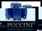 KOMPLET WALIZEK PUCCINI PC 002 NIEBIESKI + GRATIS