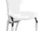 KRZESŁO METALOWE H-37 BIAŁY EKOSKÓRA KRZESŁA